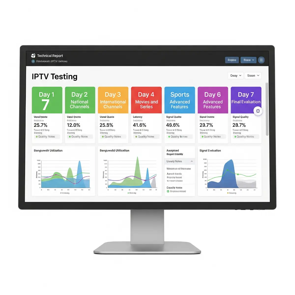 Teste IPTV de uma semana completa